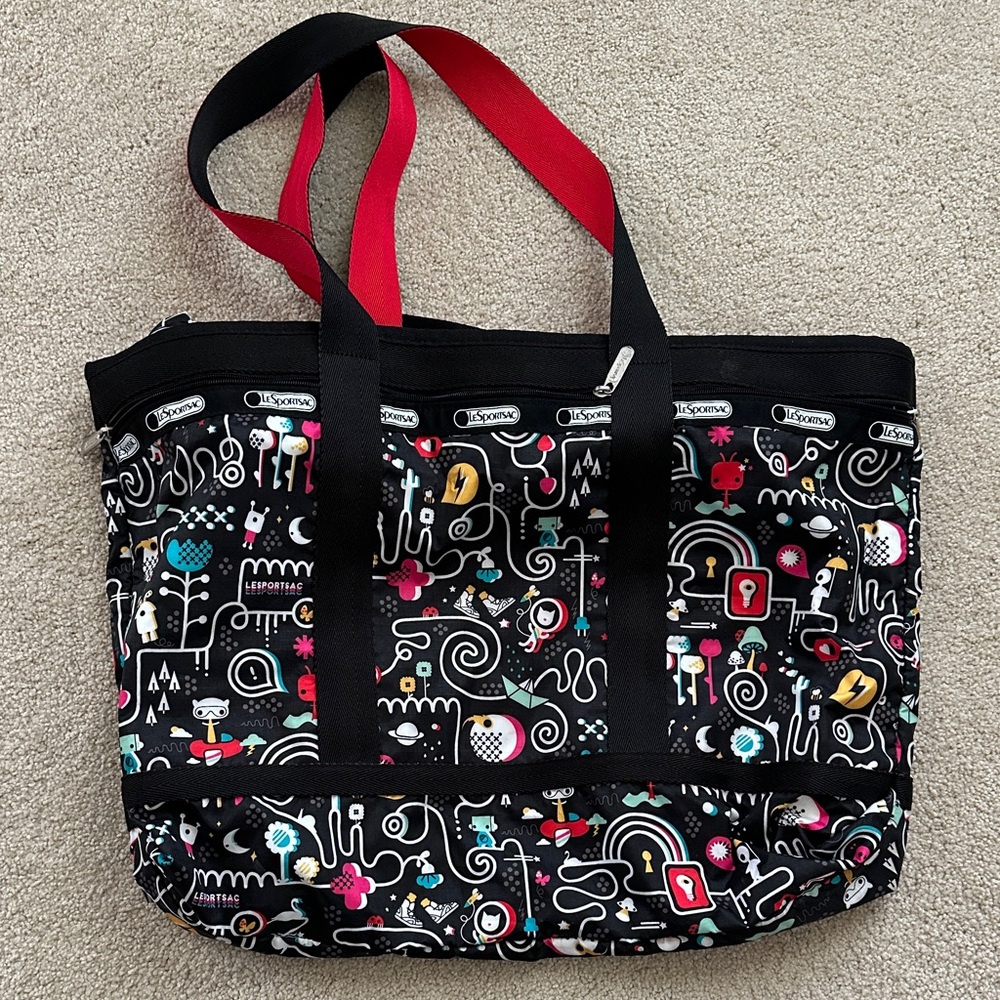LeSportsac Multicolor Graphic Tote Bag